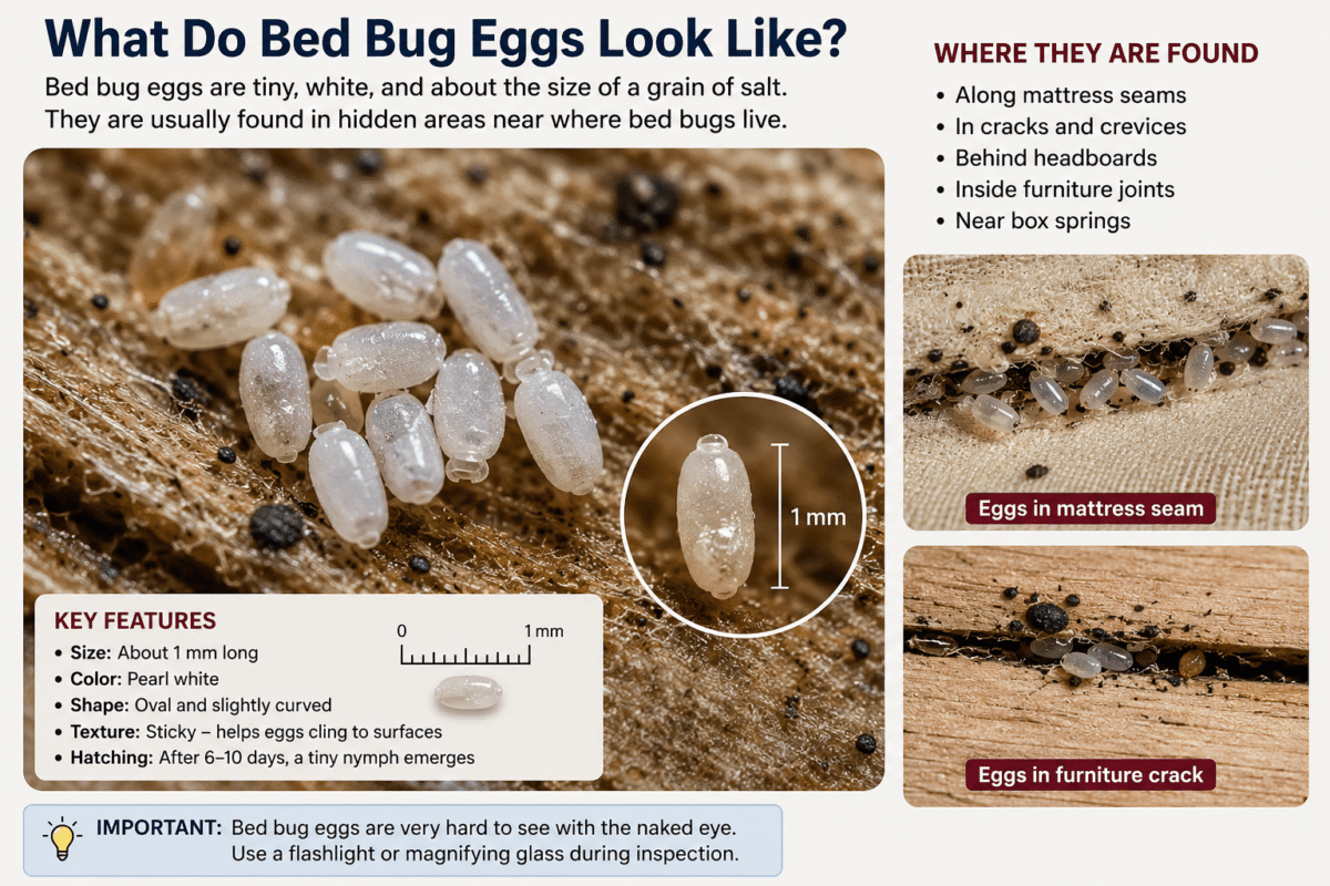 Bed Bug Eggs Look Like