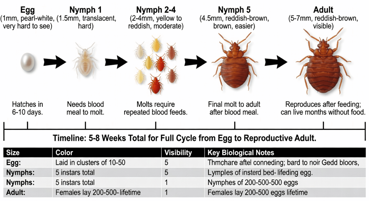 Bed Bug Life Cycle Explained