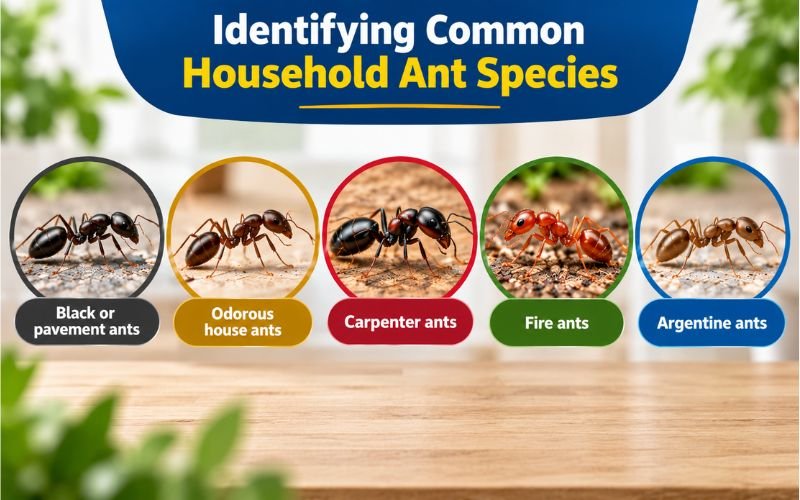 Identifying Common Household Ant Species