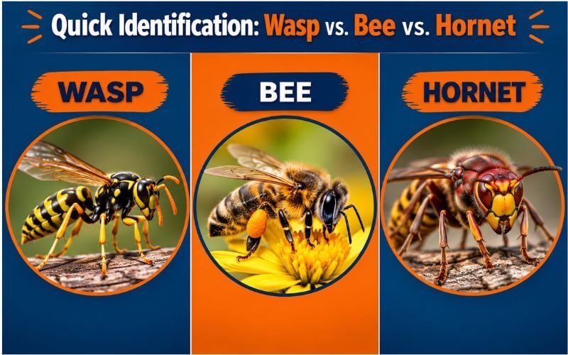 Wasp vs. Bee vs. Hornet