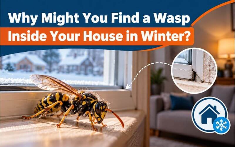 Why Might You Find a Wasp Inside Your House in Winter